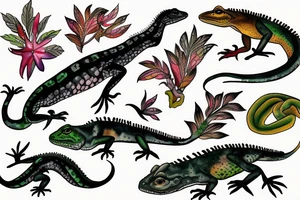 lizard tattoo idea