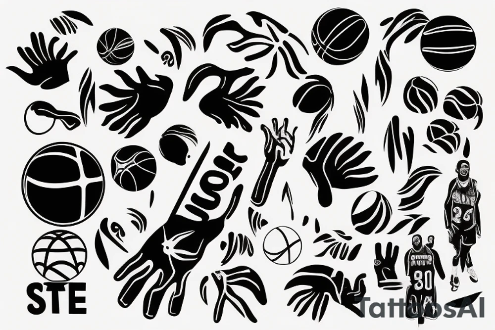 coding, basketball, game, dancing, salsa, izmir, sunny, palm tattoo idea
