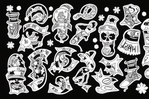 coding, dancing, holiday tattoo idea