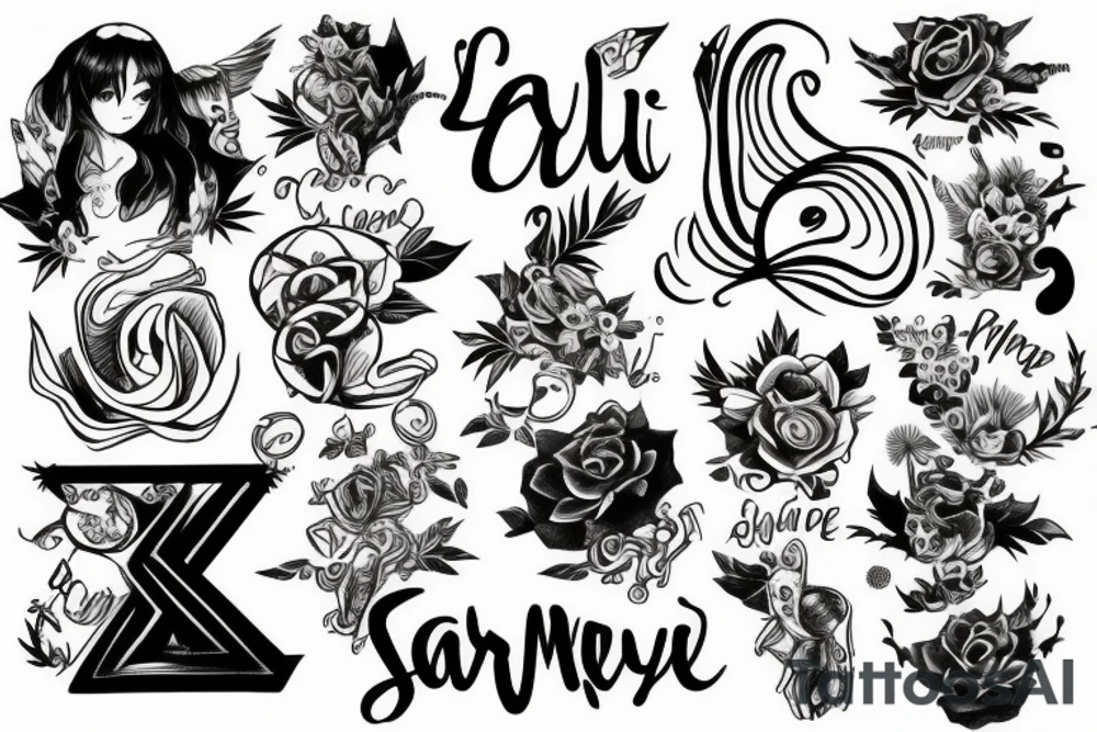 SAYU NAME tattoo idea