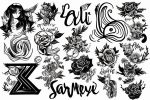 SAYU NAME tattoo idea