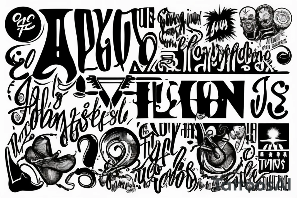 came for the tunes stayed for the moves tattoo idea