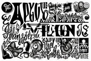 came for the tunes stayed for the moves tattoo idea