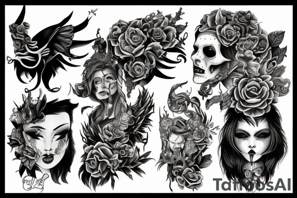 Goddes of destruction tattoo idea