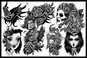 Goddes of destruction tattoo idea