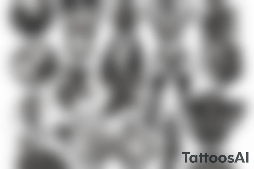 female atlas holding up the world tattoo idea