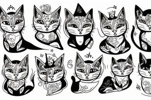 lysaya koshka
bald cat tattoo idea