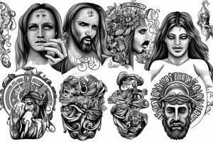 Rio de Janeiro jesus tattoo idea