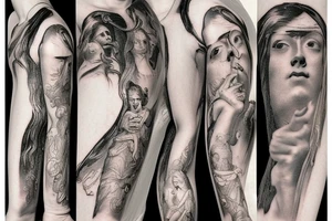 renaissance painting tattoo idea
