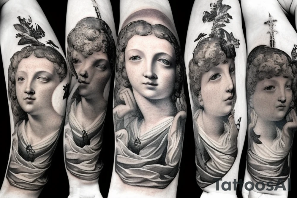 renaissance painting tattoo idea