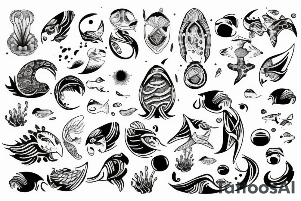Ocean tattoo idea