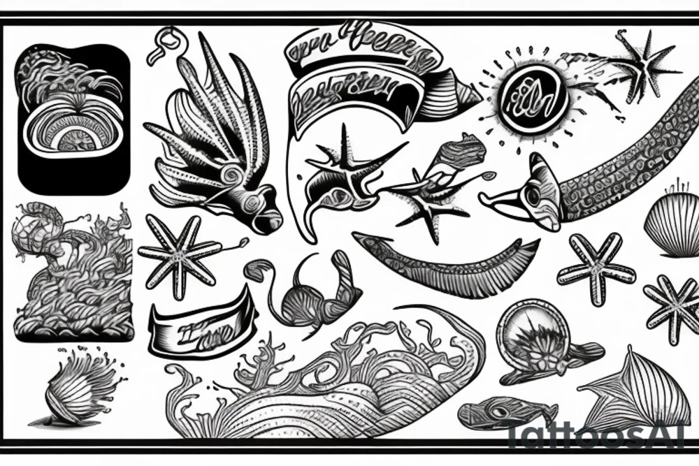 beach tattoo idea