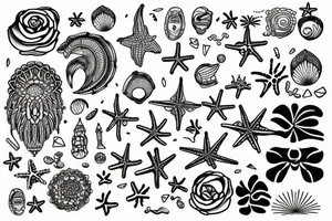 beach tattoo idea