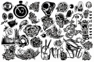 Sound producing tattoo idea