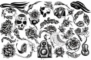 Sound producing tattoo idea