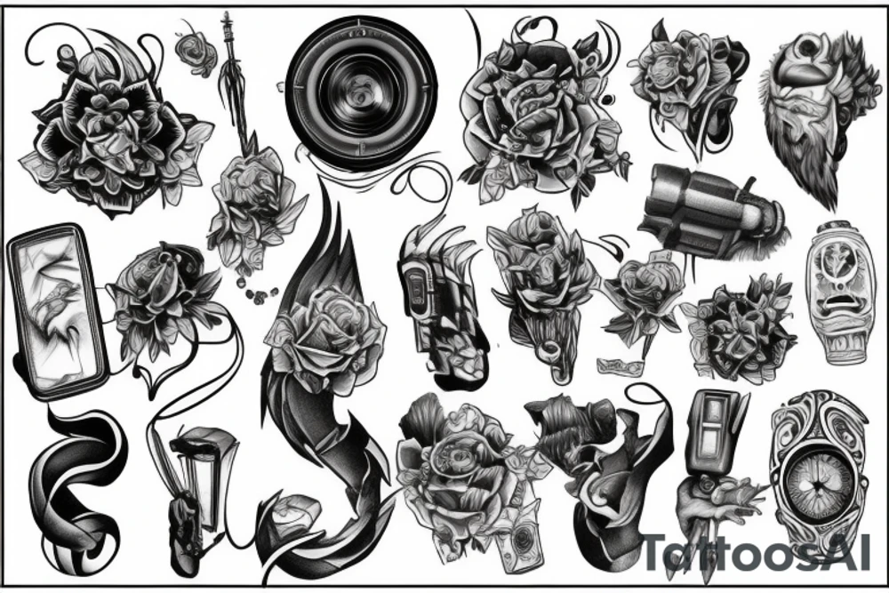 Sound producing tattoo idea