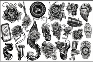 Sound producing tattoo idea