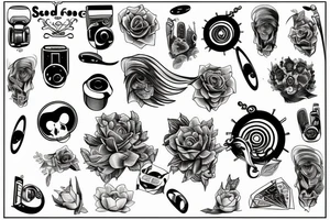 Sound producing tattoo idea