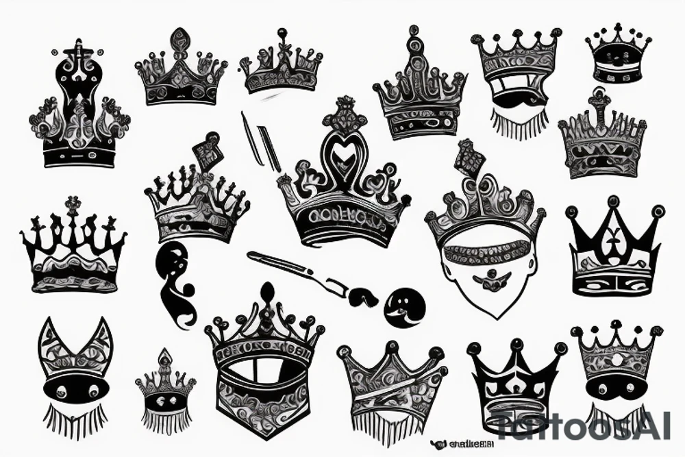 crown tattoo idea