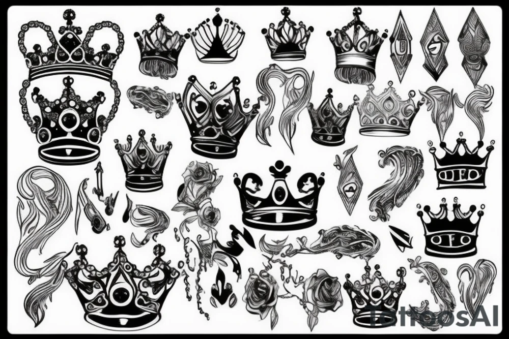 crown tattoo idea