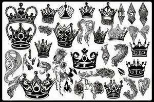 crown tattoo idea