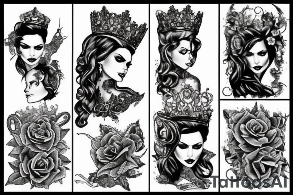 Queen tattoo idea