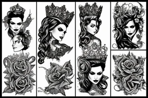 Queen tattoo idea