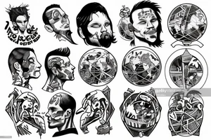 a
 man holding the world on his shoulders tattoo idea