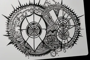 DNA molecule tattoo idea