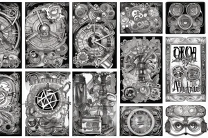 Steampunk to tribal tattoo idea