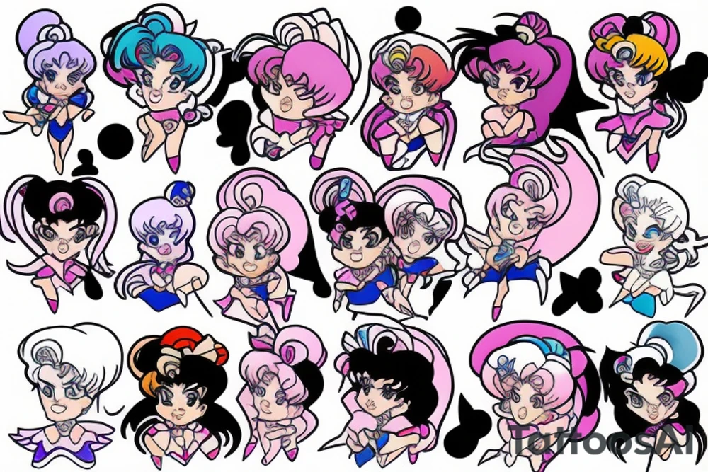 Sailor moon tattoo idea
