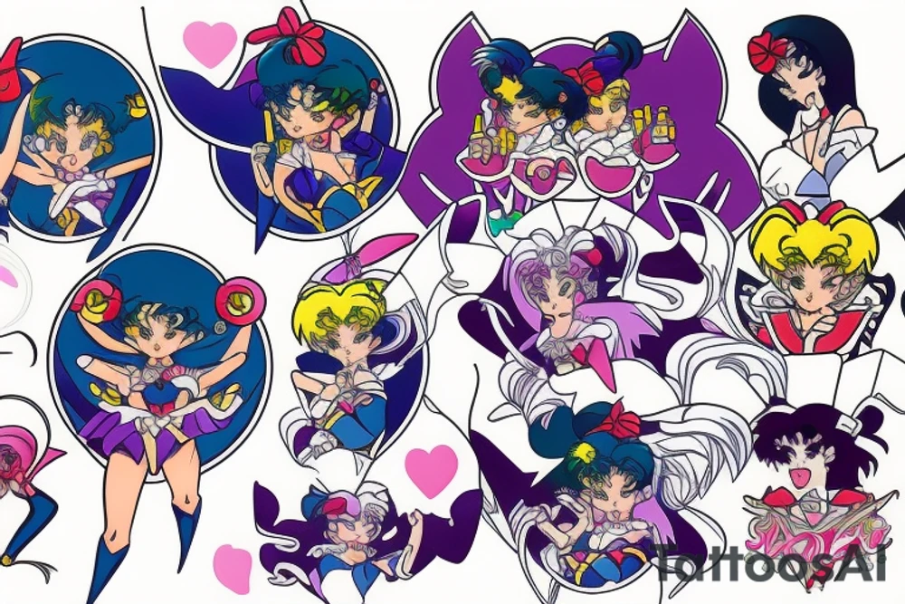 Sailor moon tattoo idea