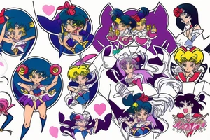 Sailor moon tattoo idea