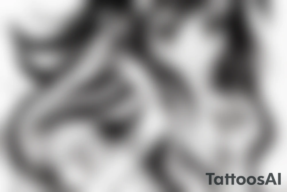 Ahri from league of legends tattoo idea
