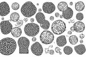 Dots pattern tattoo idea