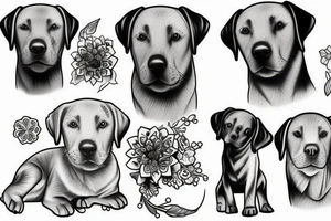 Labrador tattoo idea