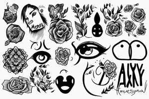 Mental health anxiety and depression tattoo idea