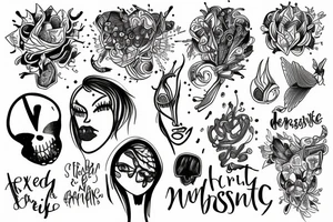 Mental health anxiety and depression tattoo idea