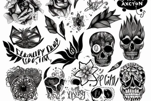anxiety and depression tattoo idea