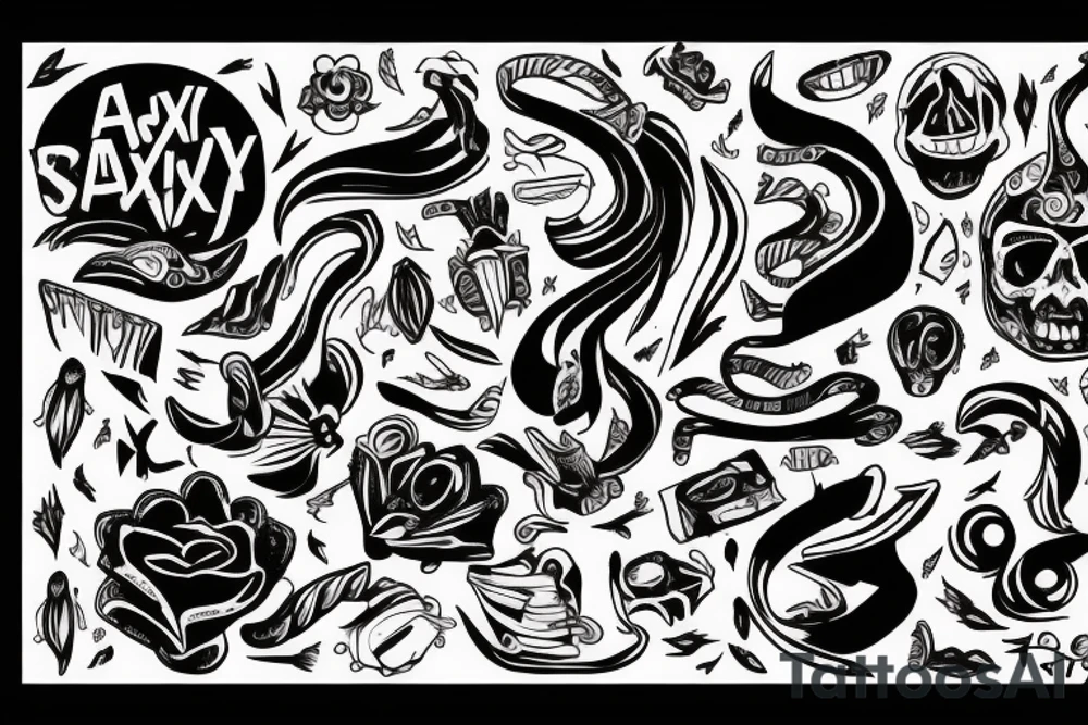 anxiety tattoo idea