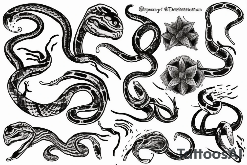Snake tattoo idea