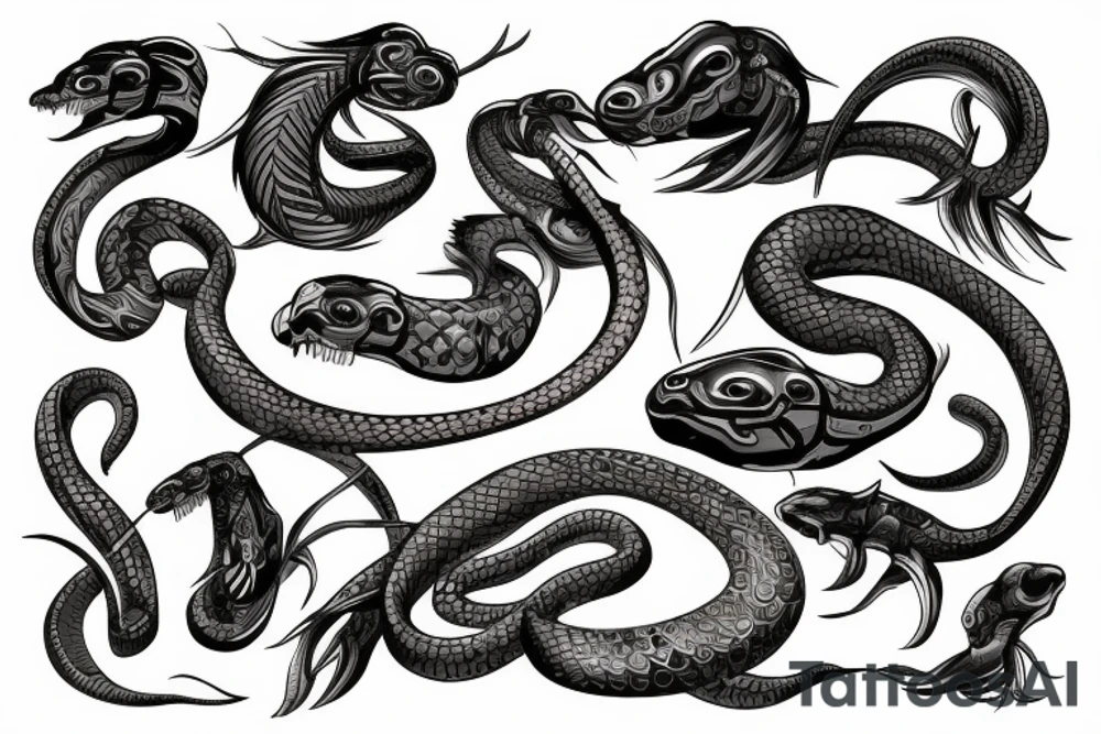 Snake tattoo idea