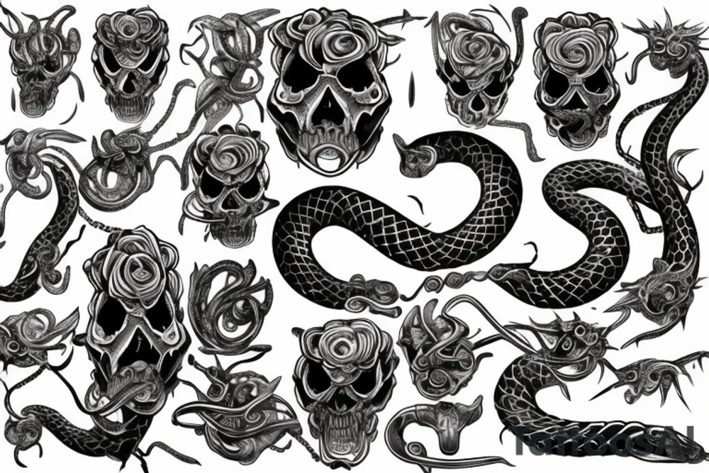 Snake tattoo idea