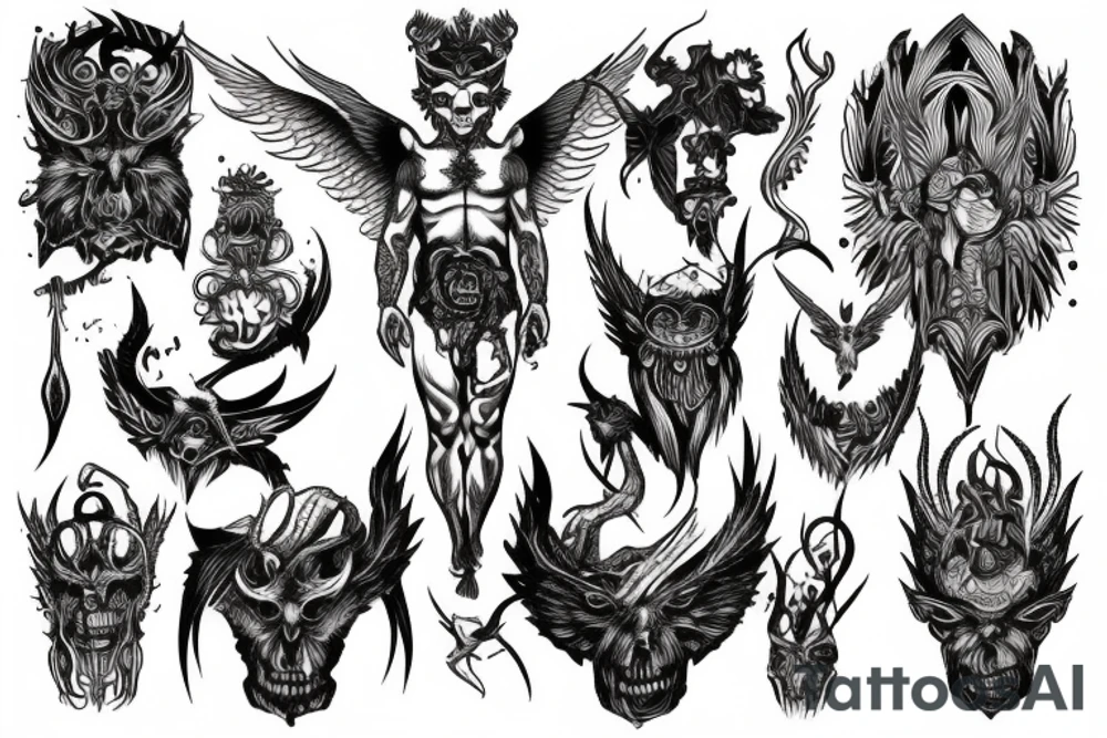 Lucifer with Hoffman tattoo idea