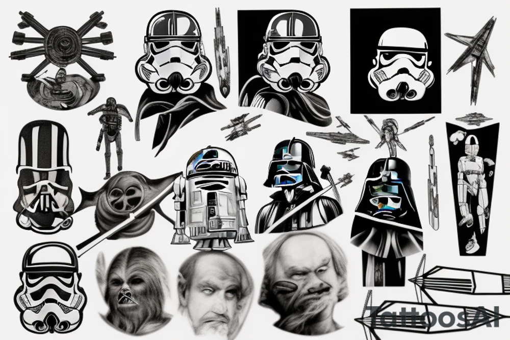 Star Wars tattoo tattoo idea