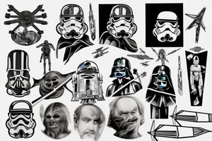 Star Wars tattoo tattoo idea