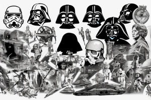 Star Wars tattoo tattoo idea