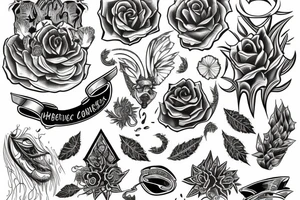 contains thc tattoo idea