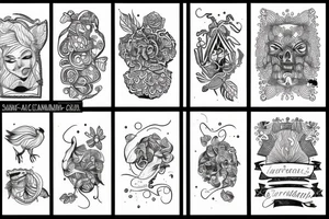 scandinavian style tattoo idea