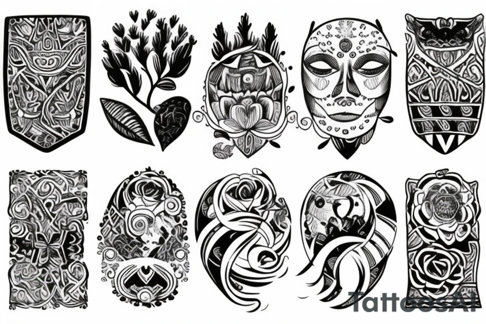 scandinavian style tattoo idea